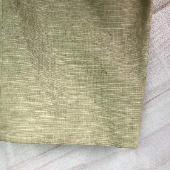 Rodel Linen Button Down Peacoat Long Jacket Designer Vintage Italy - Picture 13 of 14